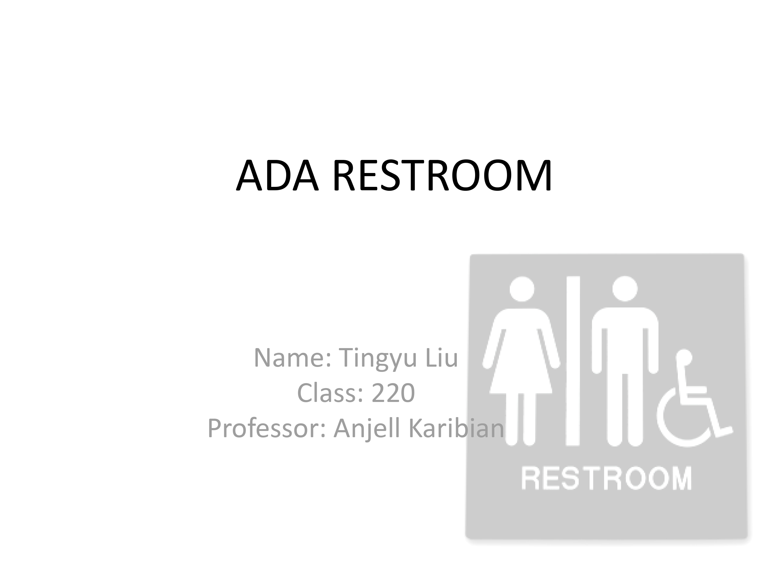 ADA Restroom Package