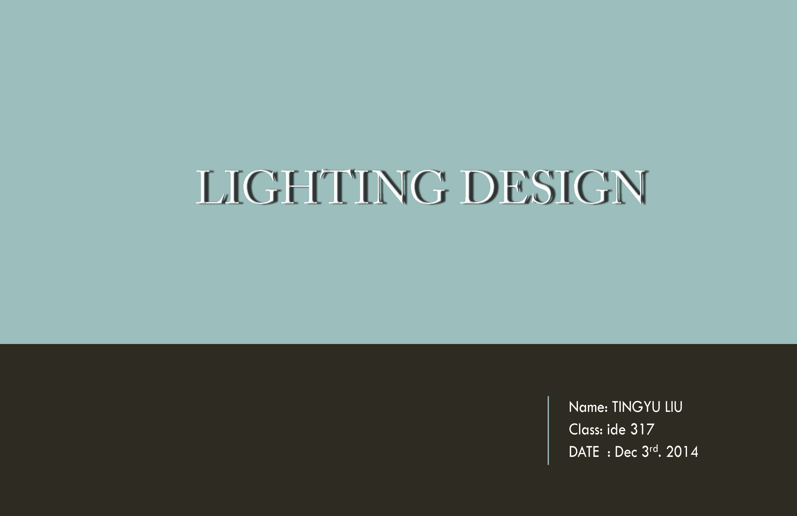Lighting Design